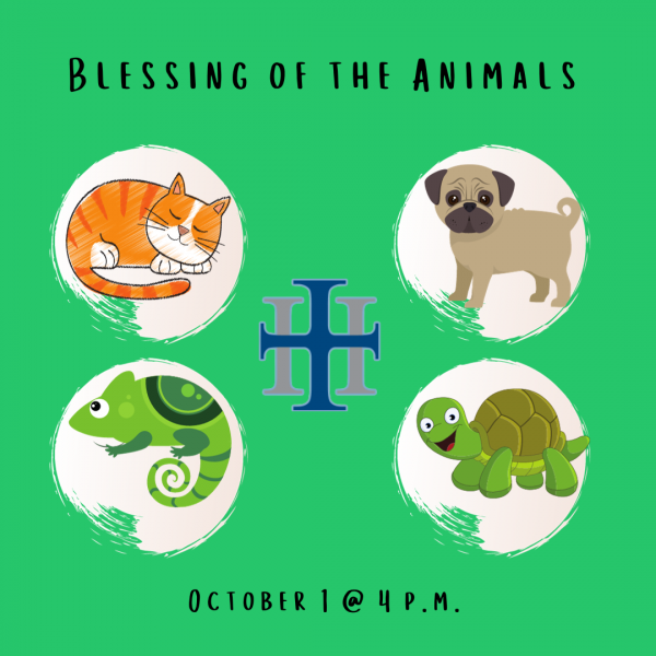 Blessing of the Animals - Sunday, October 1 at 4 p.m.